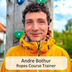 Andre Bothur
<br />Ropes Course Trainer Andre